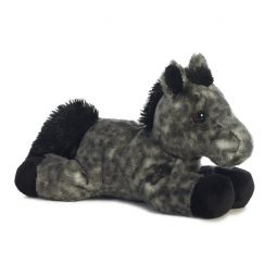 Aurora World Plush - Mini Flopsie - STORM the Black Horse (8 inch)