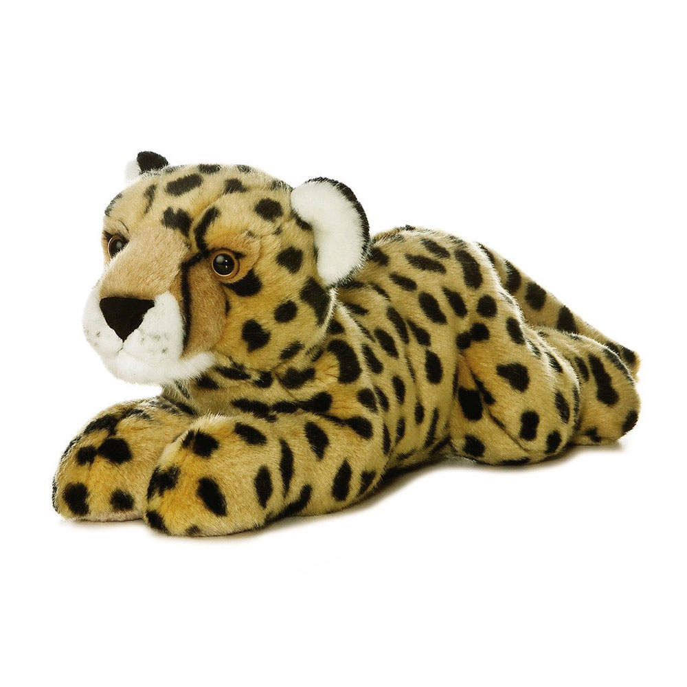 Aurora 31425 Flopsie Cheetah 12in Soft Toy Brown and Black for sale online 