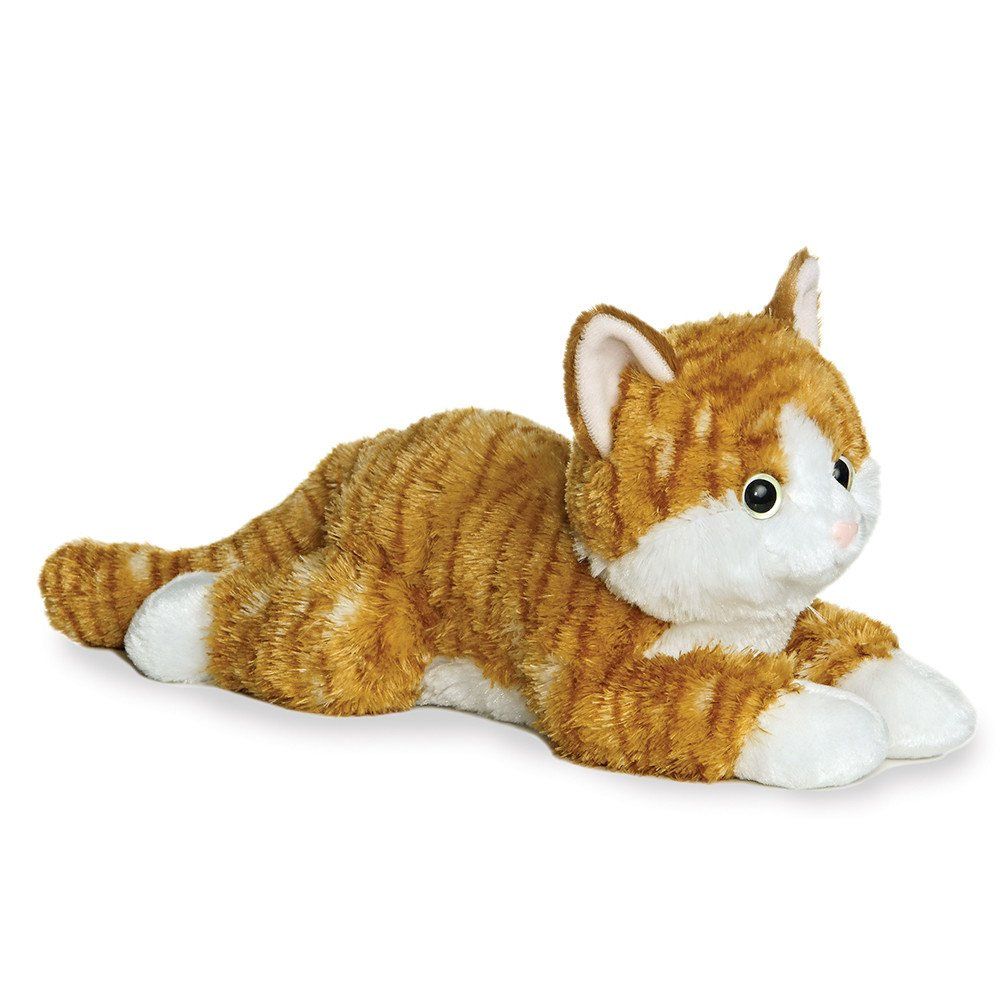Aurora World Plush - Flopsie - CHESTER the Orange and Brown Striped Cat (12 inch)