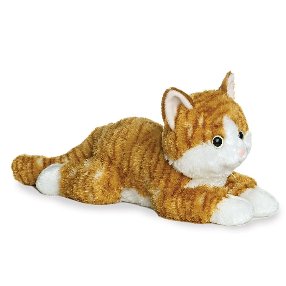 Aurora World Plush - Flopsie - CHESTER the Orange and Brown Striped Cat (12 inch)