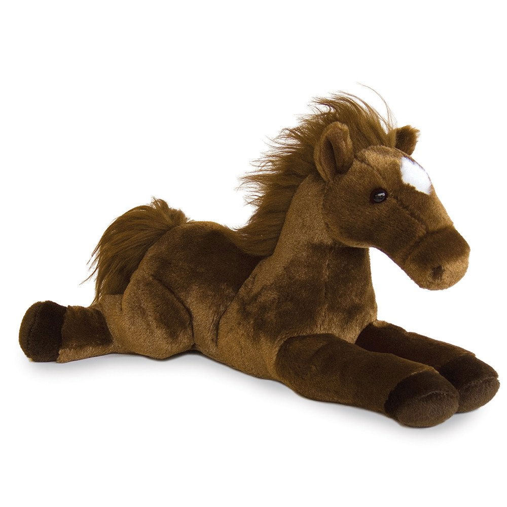 Aurora World Plush - Flopsie - OUTLAW the Brown Horse (12 inch)