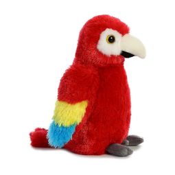 Aurora World Plush - Mini Flopsie - SCARLET MACAW (8 inch)