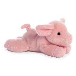 Aurora World Plush - Mini Flopsie - PICKLES the Piglet (8 inch)