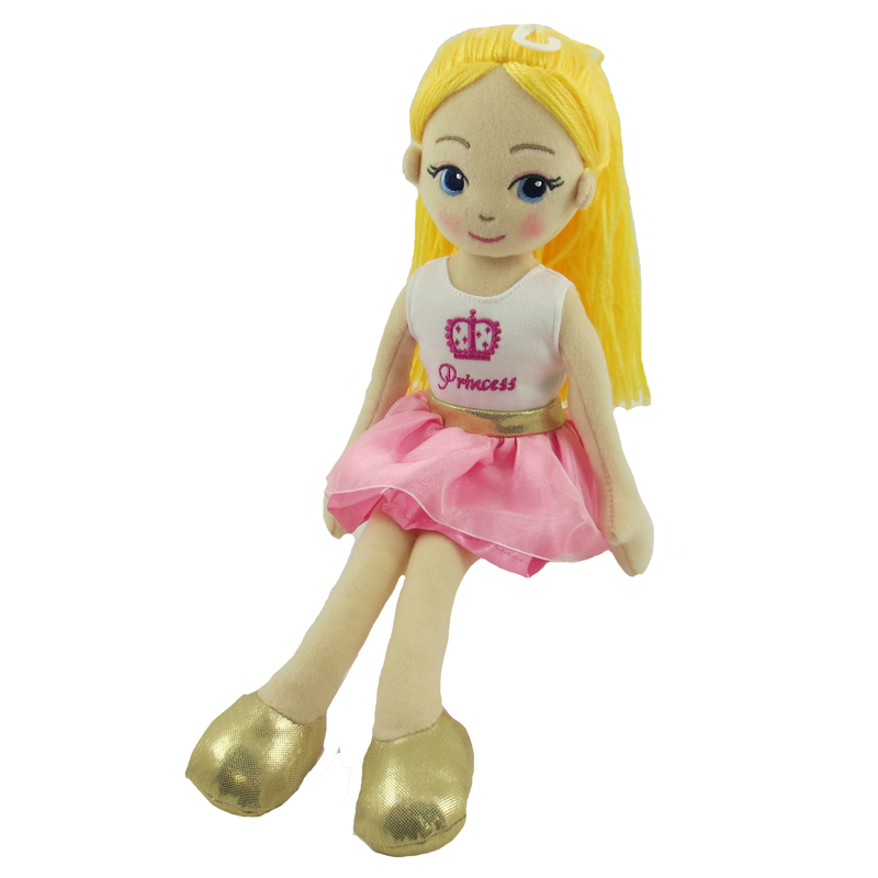 Aurora World Plush - Sweet Lollies - EMILY (Princess Crown Shirt - 13.5 inch)