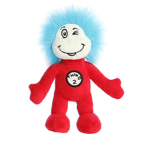Aurora World Dr. Seuss Armature Posable Plush THING 2 (7 inch
