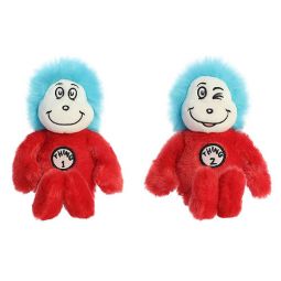 Aurora World Plushes - Dr. Seuss - SET OF 2 (Thing 1 & Thing 2)(7 inch)
