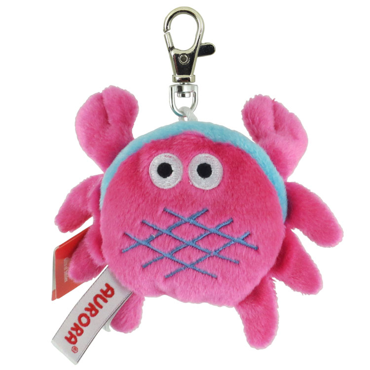Aurora World Plush - Fanta-Sea Life Clip On - CRAB (Pink - 4 inch