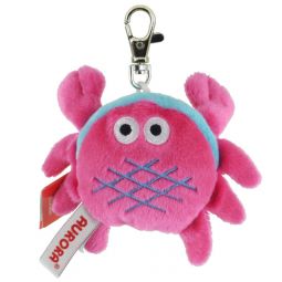 Aurora World Plush - Fanta-Sea Life Clip On - CRAB (Pink - 4 inch)