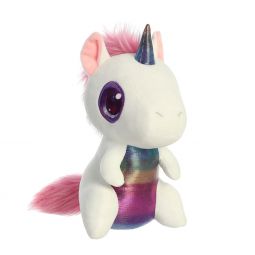 Aurora World Plush - Light-Up Cuties - STARBRIGHT UNICORN (Eyes Light Up!)(9 inch)