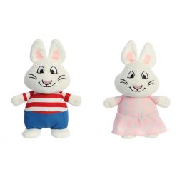 Aurora World Plushes - Max & Ruby - SET OF 2 (Max and Ruby)(6.5 inch)