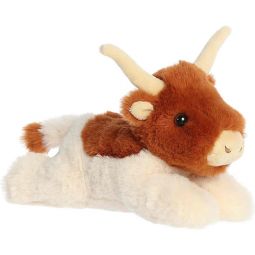 Aurora World Plush - Mini Flopsie - BUCK LONGHORN COW (8 inch)
