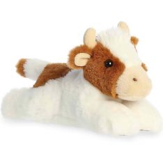 Aurora World Plush - Mini Flopsie - GRAZY GUERNSEY COW (8 inch)