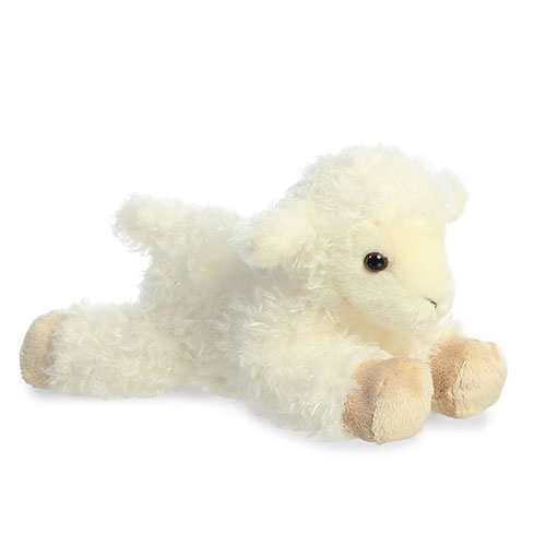 Aurora World Plush - Mini Flopsie - LUNA LAMB (8 inch)