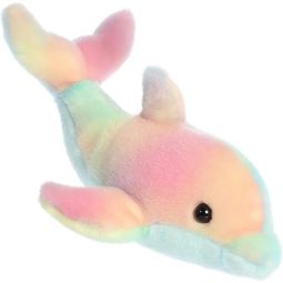 Aurora World Plush - Mini Flopsie - RAINBOW DOLPHIN (8 inch)