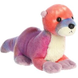Aurora World Plush - Mini Flopsie - RAINBOW RIVER OTTER (8 inch)