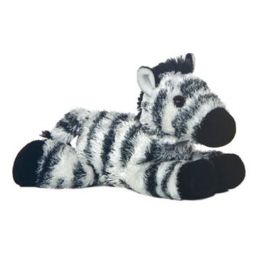 Aurora World Plush - Mini Flopsie - ZANY the Zebra (8 inch)