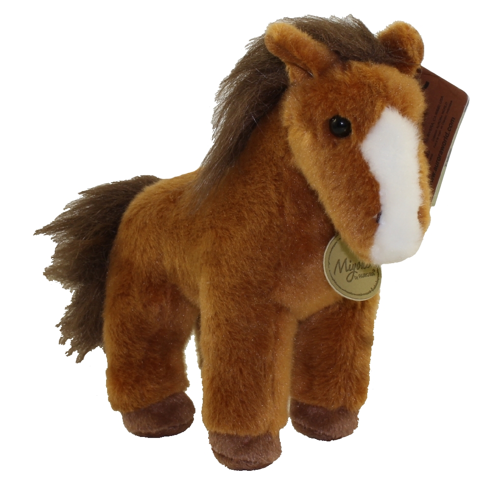 Aurora World Plush - Miyoni - BROWN HORSE (Small - 9.5 inch)