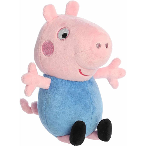 Aurora World Playful Peppa Pig Plush - GEORGE PIG [8 inch]