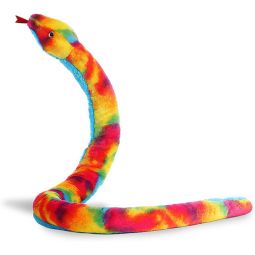 Aurora World Plush - RAINBOW SNAKE (53 inch)