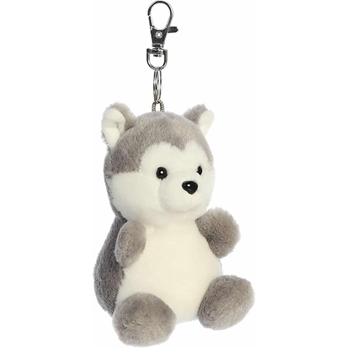 Aurora World Plush - Palm Pals - BUSKY HUSKY [Clip-On - 4 inch]