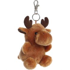 Aurora World Plush - Palm Pals - CINNAMON MOOSE [Clip-On - 4 inch]