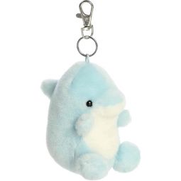 Aurora World Plush - Palm Pals - CLICKS DOLPHIN [Clip-On - 4 inch]