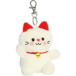 Aurora World Plush - Adorable Palm Pals - KOTA LUCKY CAT [Clip-On - 4 inch]