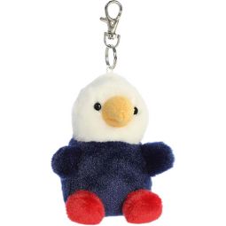Aurora World Plush - Palm Pals - PATRIOT EAGLE [Clip-On - 4 inch]