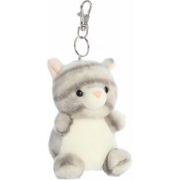 Aurora World Plush - Palm Pals - SILVER KITTY [Clip-On - 4 inch]