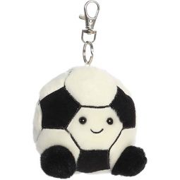 Aurora World Plush - Palm Pals - STRIKER SOCCERBALL [Clip-On - 4 inch]
