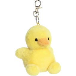 Aurora World Plush - Palm Pals - TUBBY RUBBER DUCKY [Clip-On - 4 inch]