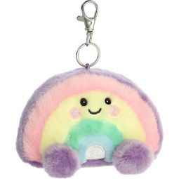 Aurora World Plush - Palm Pals - VIVI RAINBOW [Clip-On - 4 inch]