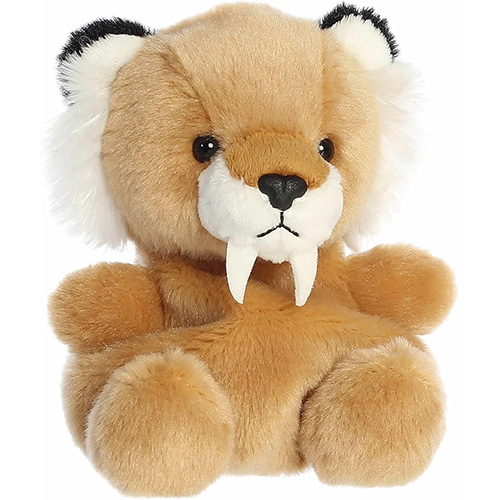 Aurora World Plush - Palm Pals - ASH SABER TOOTH TIGER (5 inch)