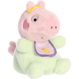 Aurora World Plush - Peppa Pig Palm Pals - BABY EVIE WITH BIB (5 inch)
