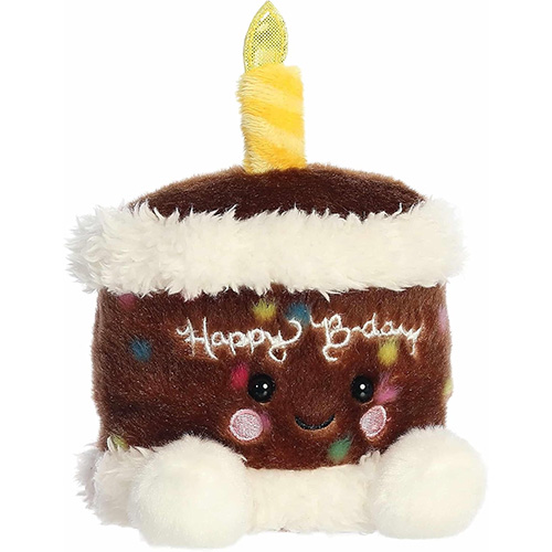 Aurora World Plush - Palm Pals - CHOCO B'DAY CAKE [Birthday](5 inch)