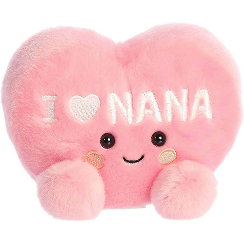 Aurora World Plush - Adorable Palm Pals - I LOVE NANA HEART (5 inch)