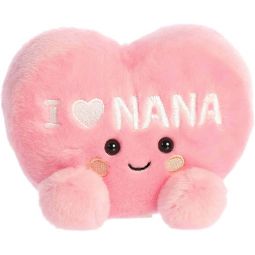 Aurora World Plush - Adorable Palm Pals - I LOVE GRANDMA HEART (5 inch)