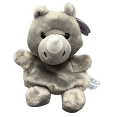 Aurora World Plush - Adorable Palm Pals - JAMBO RHINO (5 inch)