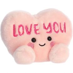 Aurora World Plush - Adorable Palm Pals - LOVE YOU CANDY HEART (5 inch)