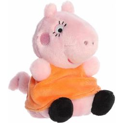 Aurora World Plush - Peppa Pig Palm Pals - MUMMY PIG (5 inch)