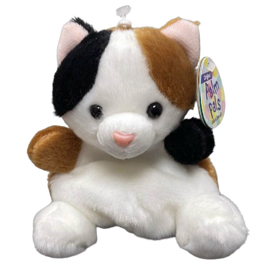 Aurora World Plush - Palm Pals - PEEBS CALICO CAT (5 inch)