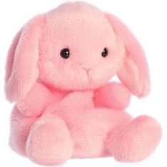 Aurora World Plush - Adorable Palm Pals - PETAL PINK LOP BUNNY (5 inch)