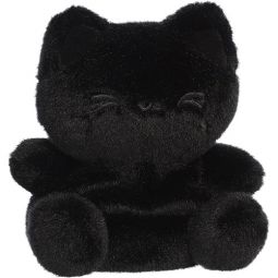 Aurora World Plush - Enchanting Tasty Peach Palm Pals - SESAME BLACK OUT MEOWCHI (5 inch)