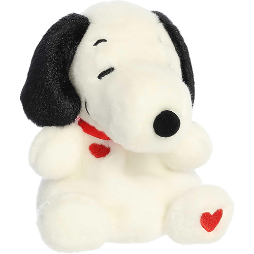 Aurora World Plush - Palm Pals - SNOOPY [Hearts](Peanuts - 5 inch)