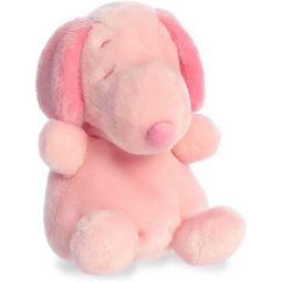 Aurora World Plush - Palm Pals - PINK SNOOPY (Peanuts - 5 inch)