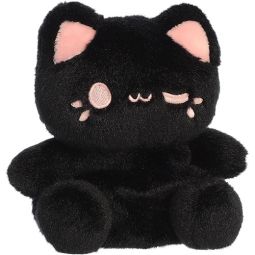 Aurora World Plush - Enchanting Tasty Peach Palm Pals - STRAWBERRY BLACK OUT MEOWCHI (5 inch)