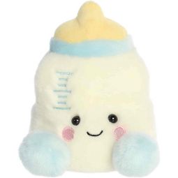 Aurora World Plush - Adorable Palm Pals - THEO BABY BOTTLE [Blue](5 inch)