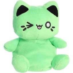 Aurora World Plush - Palm Pals - TOXIC GREEN MEOWCHI (5 inch)