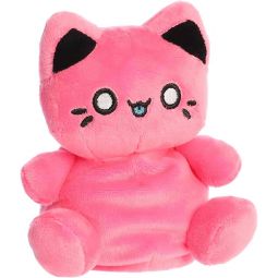 Aurora World Plush - Palm Pals - VIVID PINK MEOWCHI (5 inch)