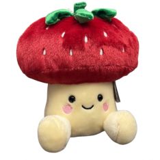 Aurora World Plush - Party Sized Palm Pals - LUCY STRAWBERRY MUSHROOM (Medium - 8 inch)